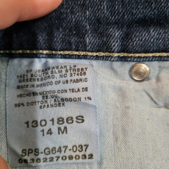 Riders by Lee Women's Relaxed Fit Straight Leg Heavyweight Blue Jeans Size 14 M - Picture 4 of 10